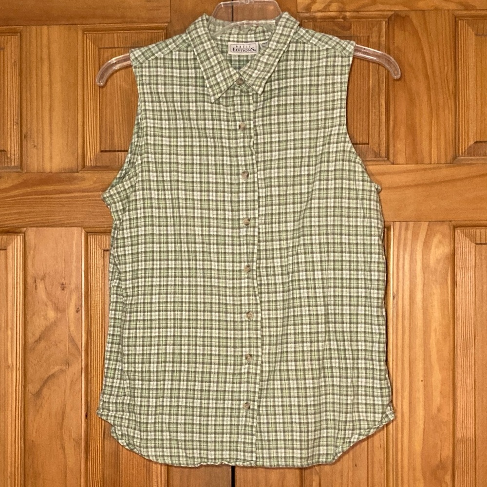 NWOT Vintage Basic Editions Sleeveless Top Size L